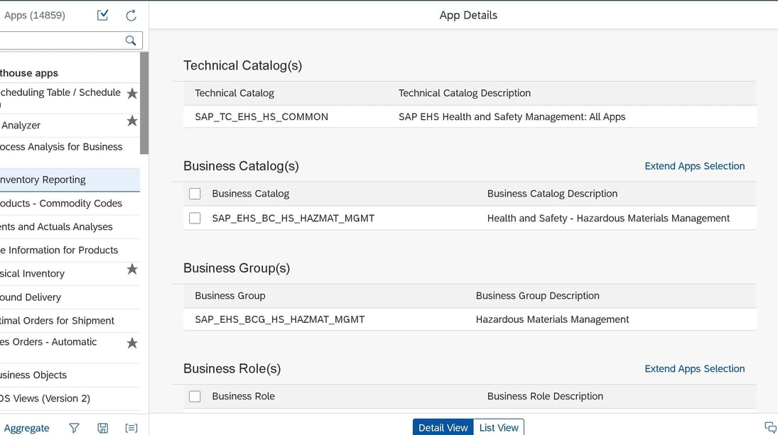 SAP FIORI Library